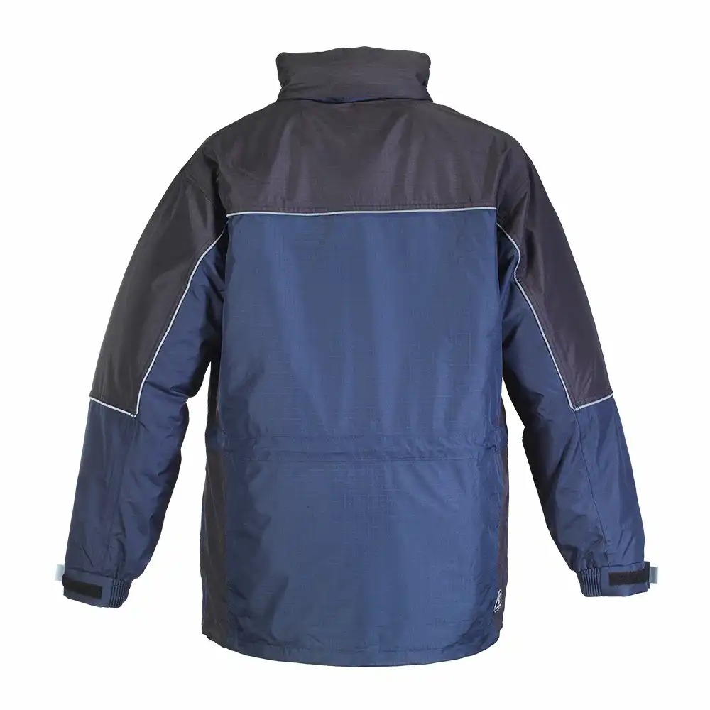 Geaca impermeabila, Sacla, Ripstop, bleumarin/negru, marimea L