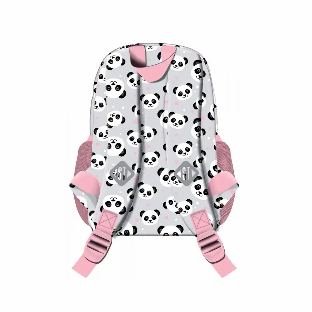 Ghiozdan mini Majewski, St Right BP26, 1 compartimente, Panda Grey