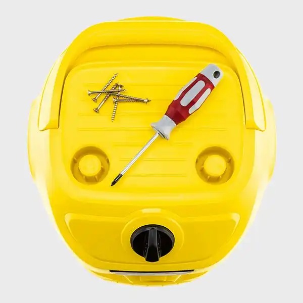 Aspirator fara sac KARCHER WD 2 1.628-050.0, 15l, 1000W, galben-argintiu