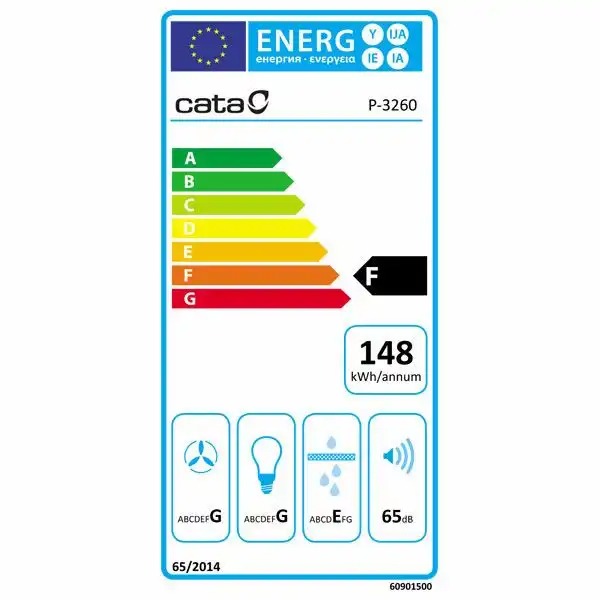 Hota traditionala CATA P3260X, 2 motoare, 325 m3/h, L 60 cm, inox
