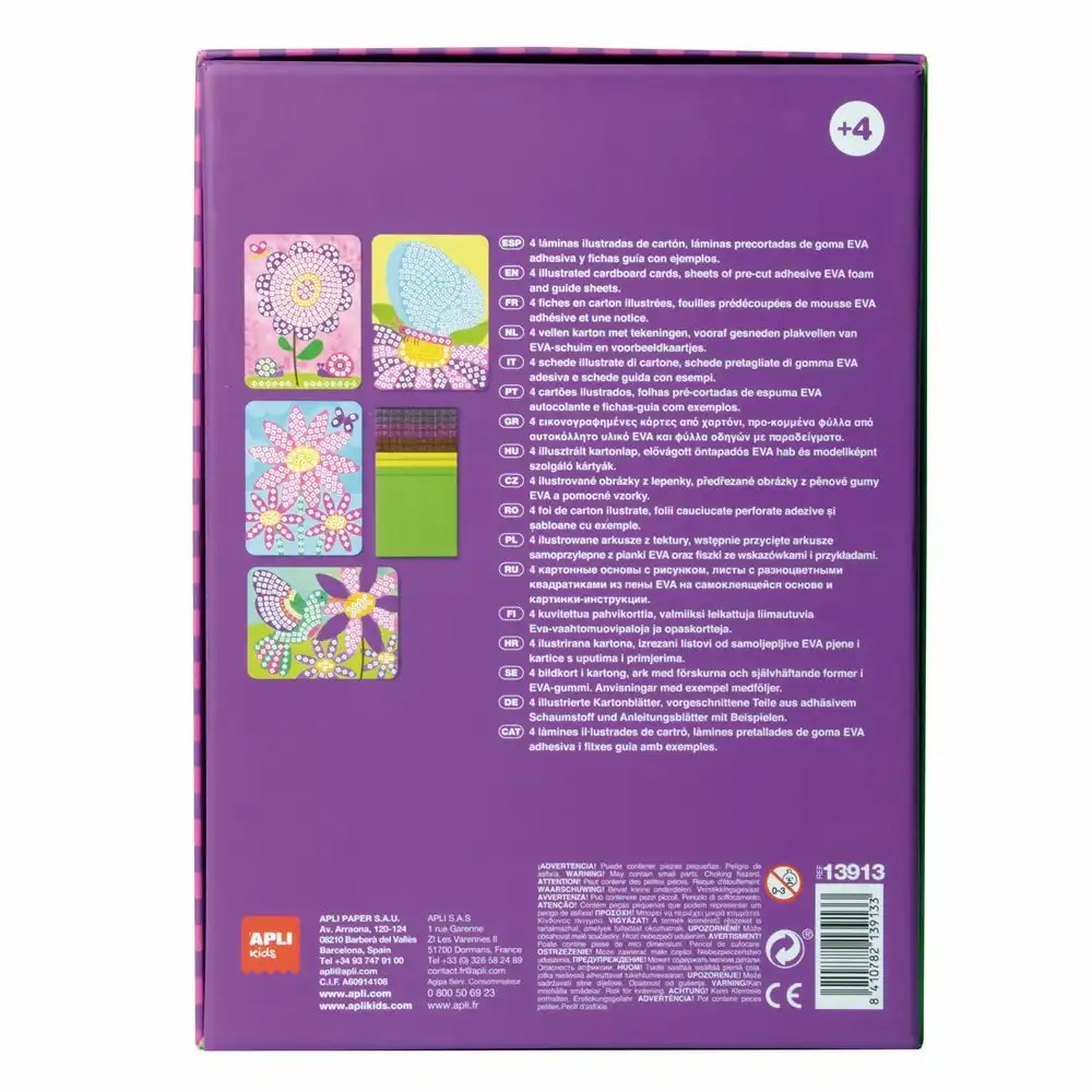 Joc Eva Mozaic, Foam, Apli, tema Primavara, 8 coli