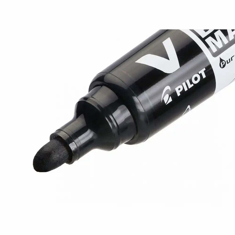 Marker pentru tabla Pilot V-Board, varf rotund, 2.3-6 mm, negru