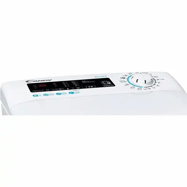 Masina de spalat rufe verticala CANDY Smart CSTG 48TE/1-S, 8 kg, 1400rpm, Clasa F, alb