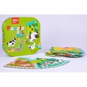 Puzzle XXL Apli, 12 piese, Ferma
