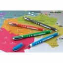 Roller cu cerneala, Stabilo, Bionic Worker Colorful, 0.5 mm, plastic, negru
