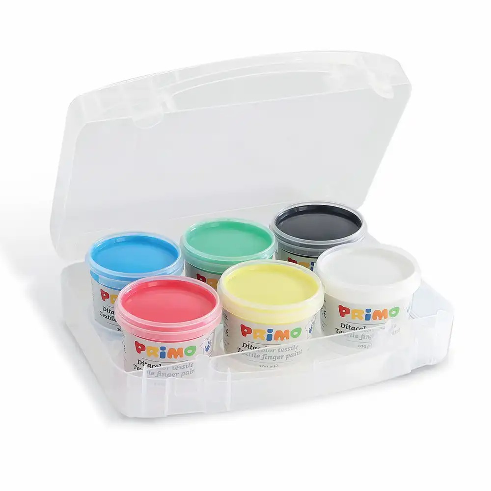 Vopsea pentru textile Morocolor Primo, 100 g, 6 culori/set