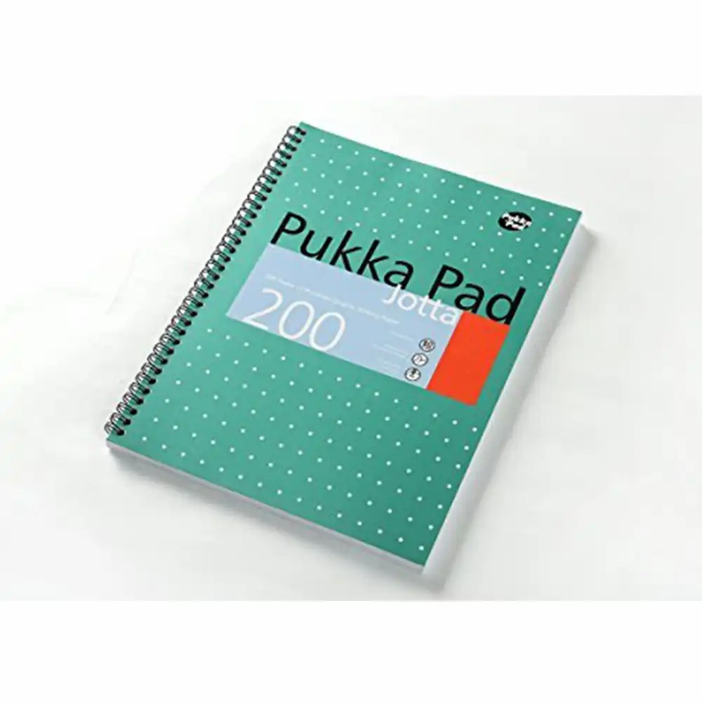 Caiet A4 cu spira Pukka Pads Metallic Jotta, dictando