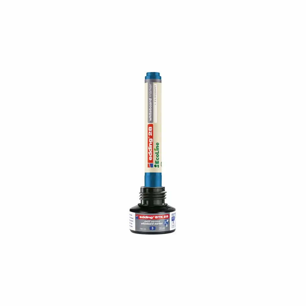 Tus Edding BTK25 pentru marker tabla, 25 ml, negru