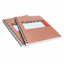 Caiet A4+ spira dubla Pukka Pads Exec, 300 pagini, dictando, cupru, coperta tare