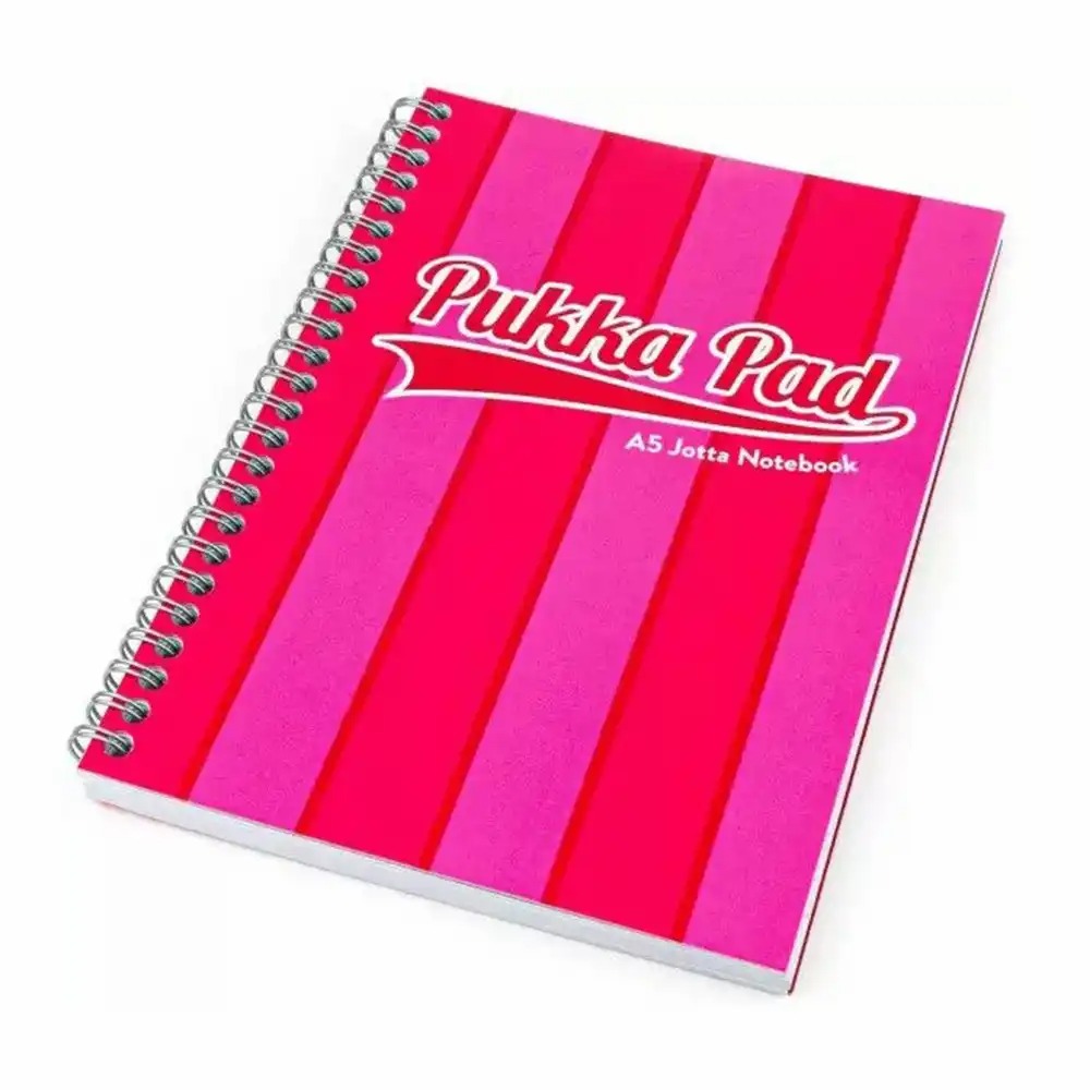 Caiet A5 cu spira Pukka Pads Vogue, dictando, roz