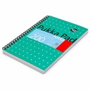 Caiet B5 cu spira Pukka Pads Metallic dictando, 200 pagini