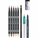 Set acuarelabil nuante florale