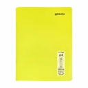 Caiet capsat Mynote, format A4, 40 file offset 60 g/mp, liniatura matematica, coperta PP neon, mix de 8 culori