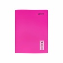 Caiet capsat Mynote, format A5, 40 file offset 60 g/mp, liniatura matematica, coperta PP neon, mix de 8 culori