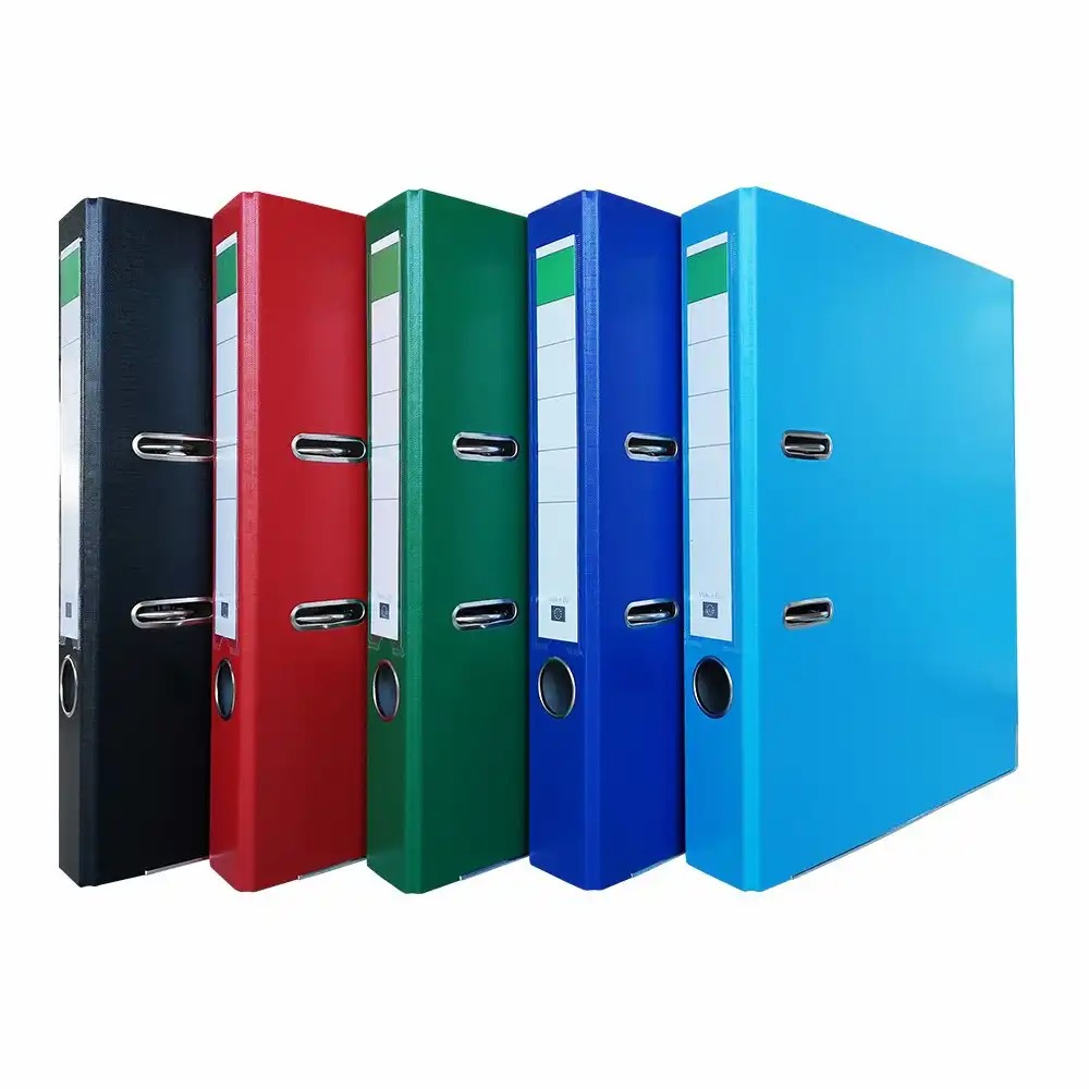 Biblioraft PP/carton, 50 mm, negru