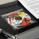 Buzunar autoadeziv cu clapa CD/DVD 3L Office, 10 bucati/set