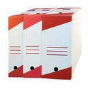 Cutie de arhivare, 330x255x160 mm, alb, 10 bucati/set