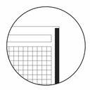 Caiet cu spira, Miquelrius, Emotion, A4, matematica, 80 file, coperta carton dur, negru