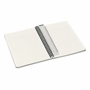 Caiet de birou Leitz Office, carton, A5, cu spira, matematica, albastru
