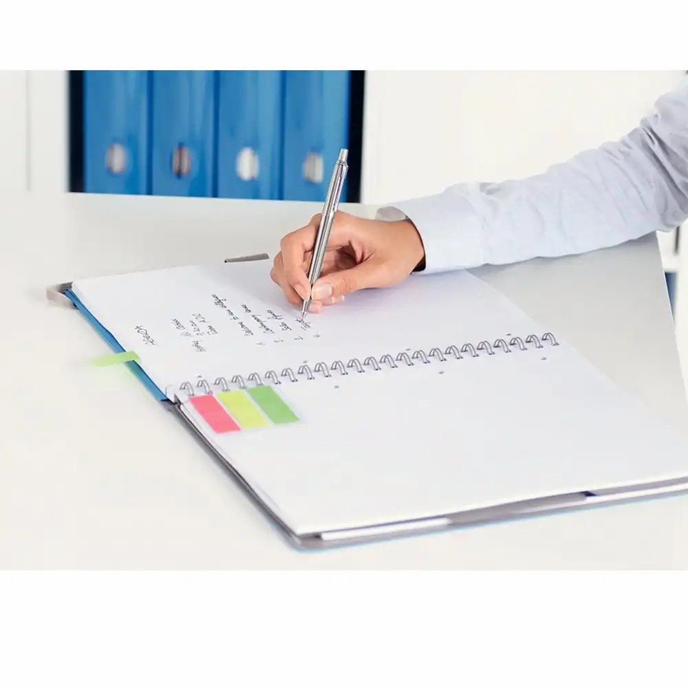 Caiet de birou Leitz WOW Be Mobile, PP, A4, cu spira, matematica, albastru metalizat