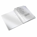 Caiet de birou Leitz WOW, PP, A4, cu spira, dictando, albastru metalizat