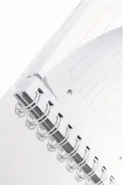 Caiet de birou Leitz WOW, PP, A4, cu spira, dictando, turcoaz metalizat