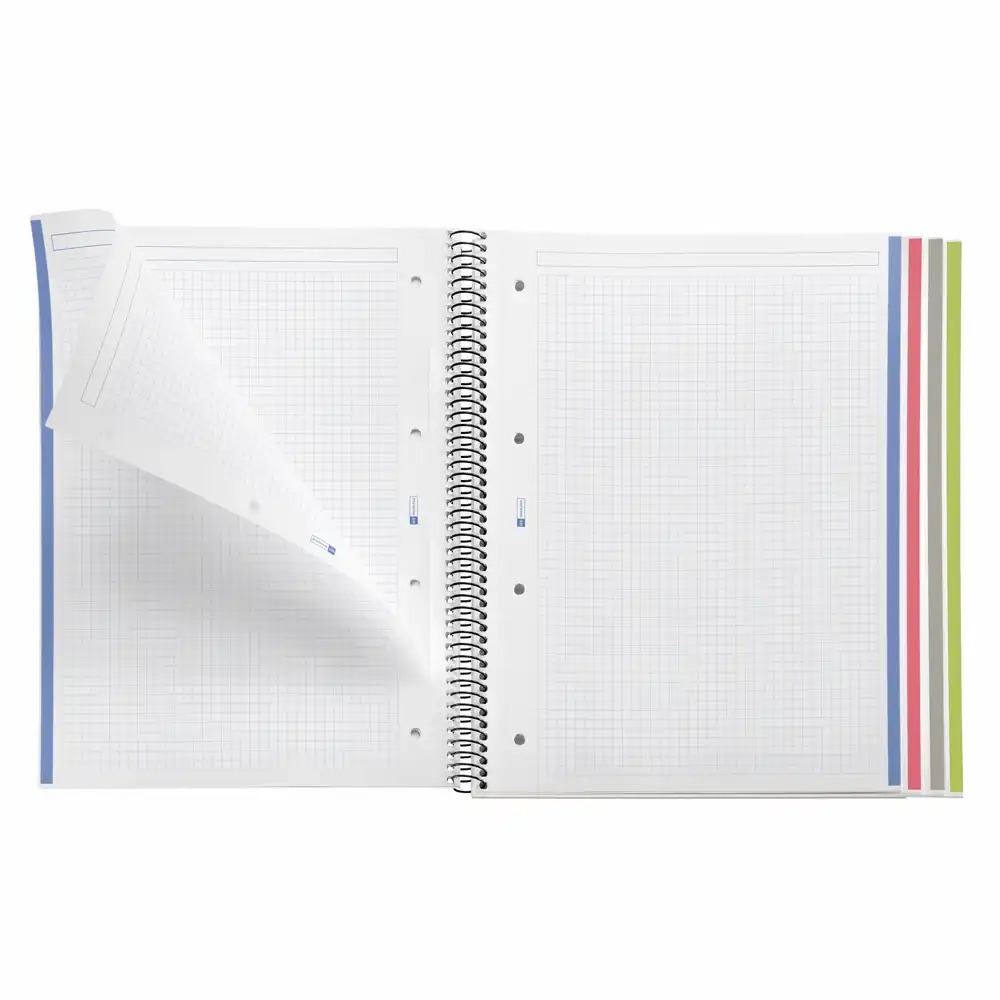 Caiet spira Miquelrius, A4, 140 file, 70 g, matematica, My Space