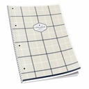 Caiet studentesc A4+, 80 file, 70 g, dictando, coperta design carouri