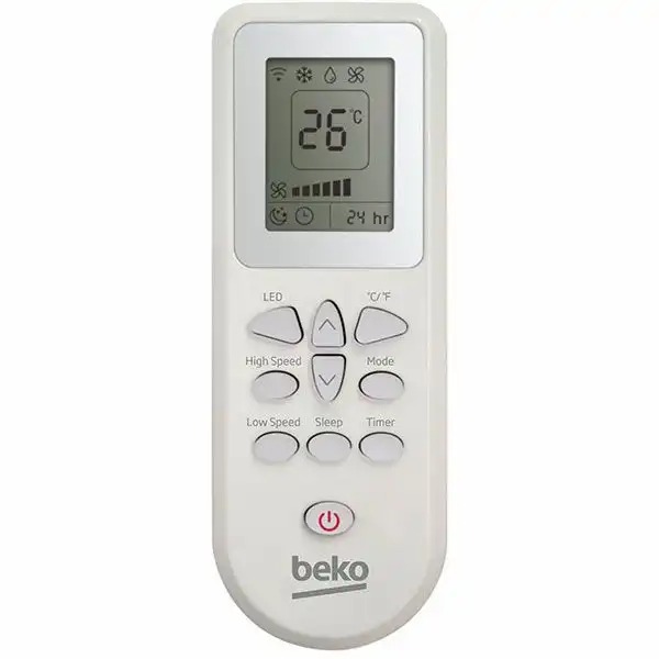 Aer conditionat portabil BEKO BP209H, 9000 BTU, A/A, Incalzire, kit instalare inclus, alb
