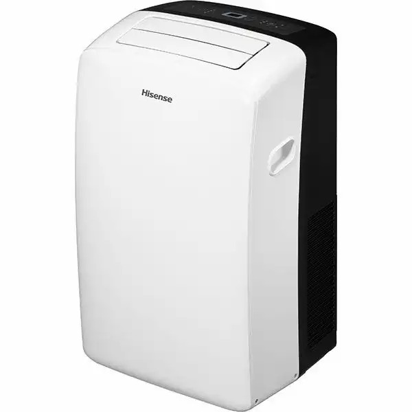 Aer conditionat portabil HISENSE APH12, 12000 BTU, A+/A+, Incalzire, kit instalare inclus, alb