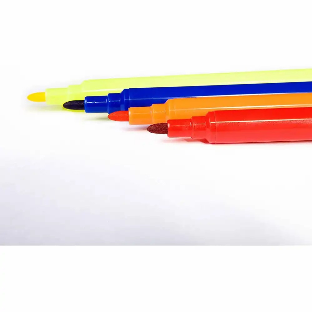 Carioci Kores, corp plastic, capac ventilat, 12 bucati/blister