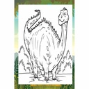 Carte de colorat creativa Dino, A4, 21 pagini, 150 g