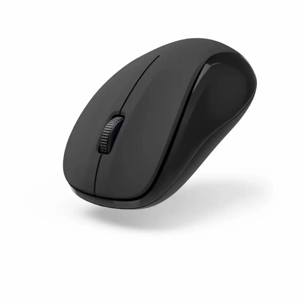 Mouse Hama MW-300 V2, optic, 3 butoane, negru, conexiune wireless 2.4 GHz, USB-A