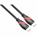 Cablu HDMI MYRIA MY2008, 3m, negru, 4K UltraHD, Ethernet, Conectori Aur, Ecranare Superioara