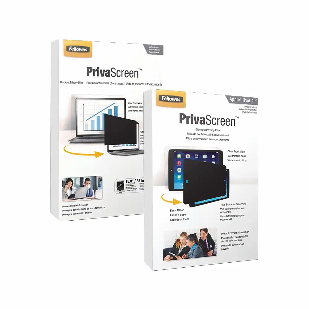 Filtru de confidentialitate Fellowes 15.6 inch Wide 16:9, Usor de Utilizat si Rezistent