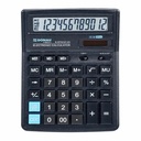 Calculator de birou Donau Tech, 12 digiti, alimentare duala, oprire automata, 190 x 143 x 40 mm, negru, garantie 5 ani