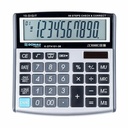 Calculator de birou Donau Tech, 10 digiti, alimentare duala, argintiu, garantie 5 ani