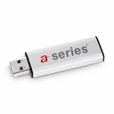 Memorie USB 3.0 A-series, 128GB, alb, transfer rapid de date, design compact