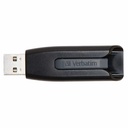 Memory stick Verbatim V3, 32 GB, USB 3.0, Negru, Transfer Rapid de Date