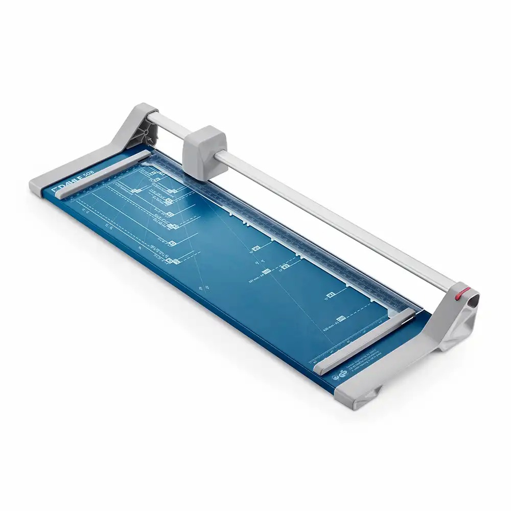 Trimmer Dahle 508, A3, Capacitate 6 coli, Rigla gravata, Siguranta incorporata