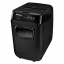 Distrugator de documente Fellowes Automax 200C, cross-cut, tehnologie automata, SilentShred, capacitate 200 coli, CD-uri/DVD-uri, negru