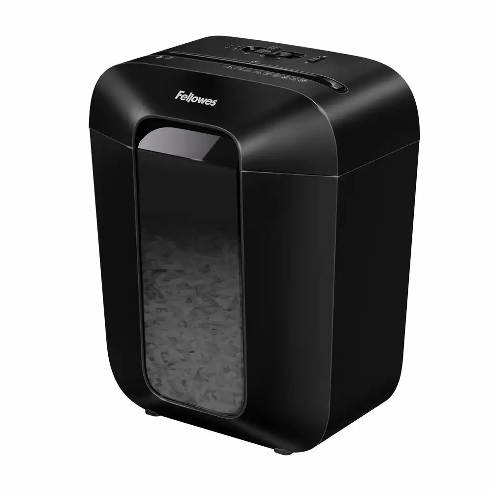 Distrugator documente Fellowes Powershred LX50, 9 coli, P-4, 4x37 mm, 17L, negru