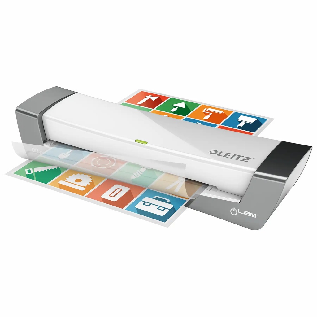 Laminator Leitz iLAM Office A3, Compact si Eficient, 320mm, Alb, Kit Folii Inclus