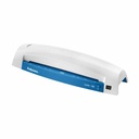 Laminator Fellowes Lunar Plus A3, Design Elegant Alb/Albastru, Laminare A3 Eficienta, 80-125 microni, Rapid si Usor de Utilizat