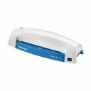 Laminator Fellowes Lunar Plus A4, Albastru, Grosime 80-125 microni, 30 cm/min, Declansator Antiblocare