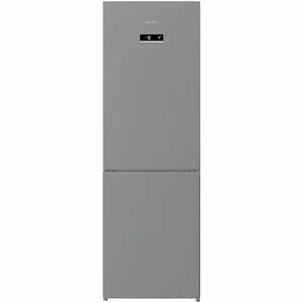 Combina frigorifica ARCTIC AK60366E40NFMT, Full No Frost, 324 l, A++, argintiu, tehnologie Blue Tech, design compact