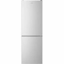 Combina frigorifica CANDY CCE3T618FS, No Frost, 342 l, Clasa F, Argintiu, Iluminare LED, Super Cooling