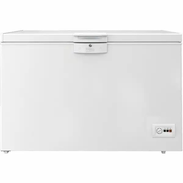 Lada frigorifica BEKO HSA29540N, 284 l, Clasa E, Alb, Izolatie Densa, Certificare TUV, Cosuri Metalice, Securizare Yala