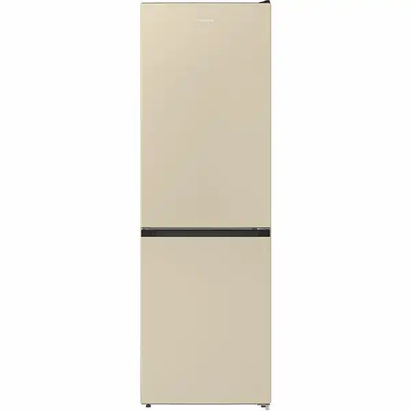 Combina frigorifica GORENJE RK6192EC4, FrostLess, 314 l, Clasa E, crem, Iluminare LED, Tehnologie FrostLess