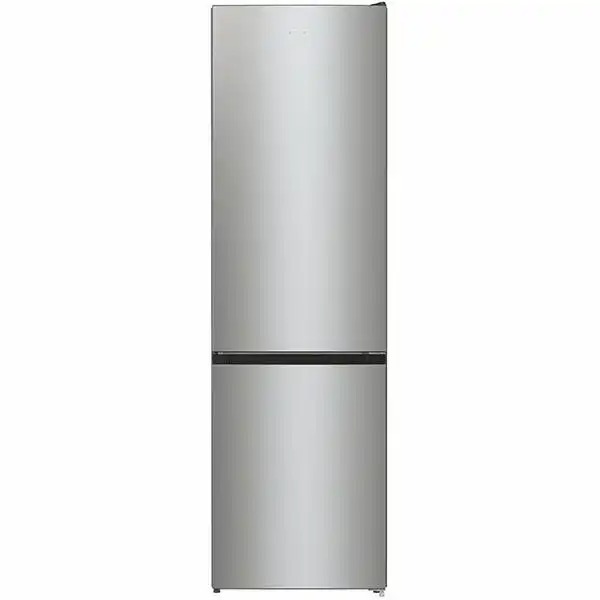 Combina frigorifica GORENJE RK6202ES4, FrostLess, 348 l, H 200 cm, Clasa E, Argintiu, CrispZone, Fastfreeze, EcoMode